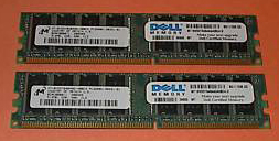 512MB Kit 2 X 256 DELL DIMENSION 2350 2400 4400 Memory  